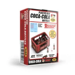 1940-1980's PLASTIC BOX COCA-COLA BOTTLES - AK Interactive DZ027