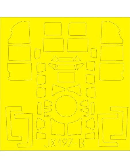 B-17E for HKM, 1/32 - Eduard Accessories JX197