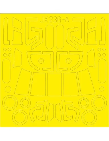MH-60L TFace for Kitty Hawk, 1/35 - Eduard Accessories JX236