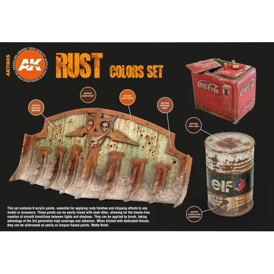 RUST SET - AK Interactive AK11605