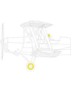 DH. 82A Tiger Moth 1/32 for ICM, 1/32 - Eduard Accessories JX273