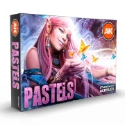 PASTELS COLORS SET - AK Interactive AK11607 PASTELS COLORS SET - AK Interactive AK11607