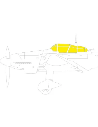 Ju 87G-1/2 TFace for BORDER MODEL, 1/35 - Eduard Accessories JX296