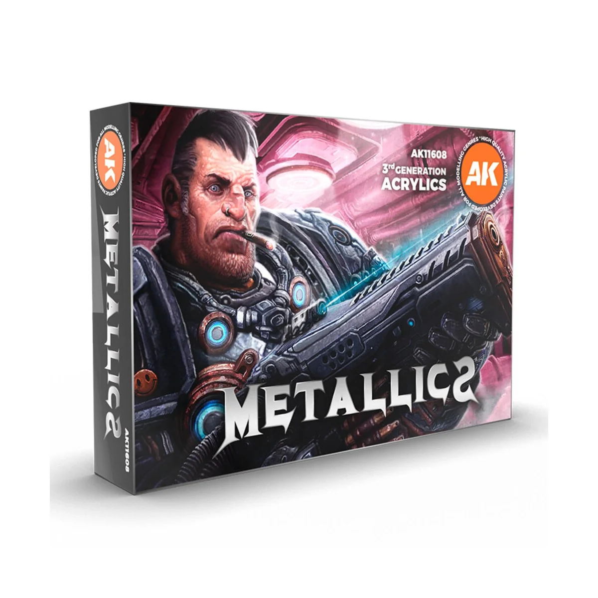METALLICS SET - AK Interactive AK11608