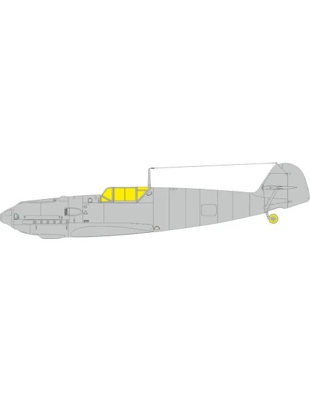Bf 109F-4 HOBBY 2000 / HASEGAWA, 1/32 - Eduard Accessories JX332