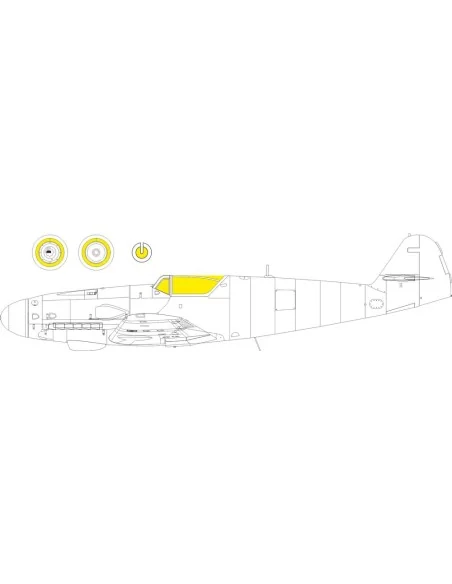 Bf 109K-4 TFace 1/32 for Kotare, 1/32 - Eduard Accessories JX340