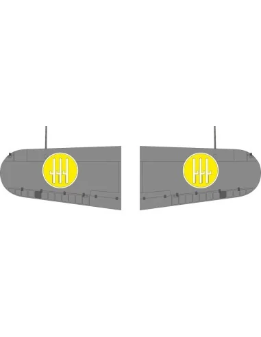 MC.200 Saetta wings national insignia for Italeri, 1/32 - Eduard Ac...