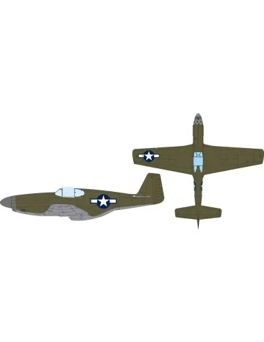 P-51B US national insignia for Eduard, 1/32 - Eduard Accessories JX353