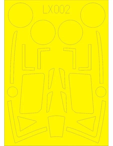 Typhoon Mk.Ib Car Door for Airfix, 1/24 - Eduard Accessories LX002