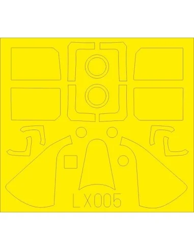 F6F-5 for Airfix, 1/24 - Eduard Accessories LX005