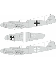 Bf 109G-5/6 national insignia for Airfix, 1/24 - Eduard Accessories...