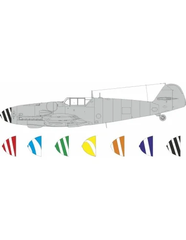 Bf 109G-5/6 spinner spirals for Airfix, 1/24 - Eduard Accessories L...