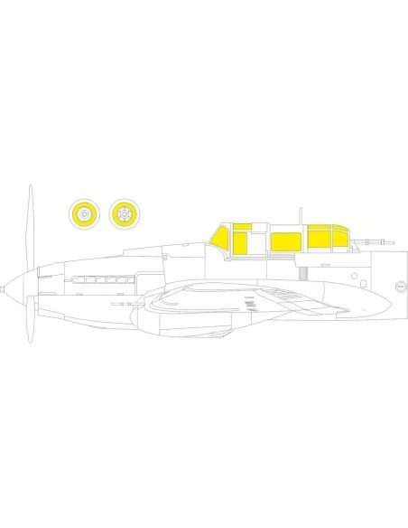 Il-2 mod. 1943, 1/48 - Eduard Accessories EX856
