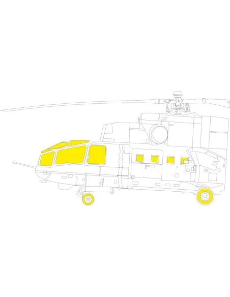 Mi-24A TRUMPETER, 1/48 - Eduard Accessories EX1114