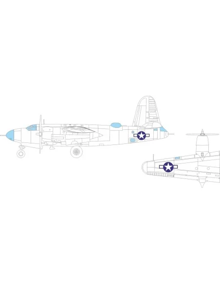 B-26G Marauder US national insignia ICM, 1/48 - Eduard Accessories ...