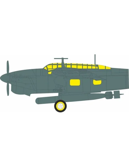 Barracuda TFace TRUMPETER, 1/48 - Eduard Accessories EX1127
