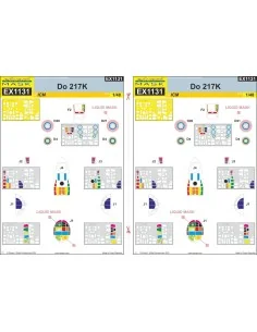 Do 217K ICM, 1/48 - Eduard Accessories EX1131
