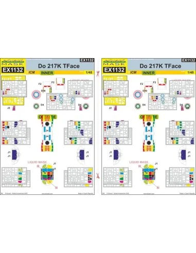 [NO_DESC] Do 217K TFace ICM, 1/48 - Eduard Accessories EX1132