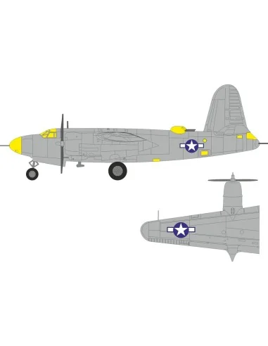 B-26F Marauder US national insignia ICM, 1/48 - Eduard Accessories ...