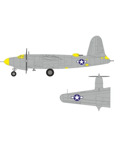 B-26F Marauder US national insignia ICM, 1/48 - Eduard Accessories ...