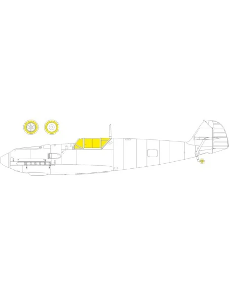 Bf 109E-4/7 TFace TAMIYA, 1/48 - Eduard Accessories EX1141