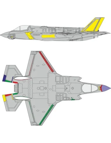 F-35B RAM coating 1/48 TAMIYA, 1/48 - Eduard Accessories EX1013