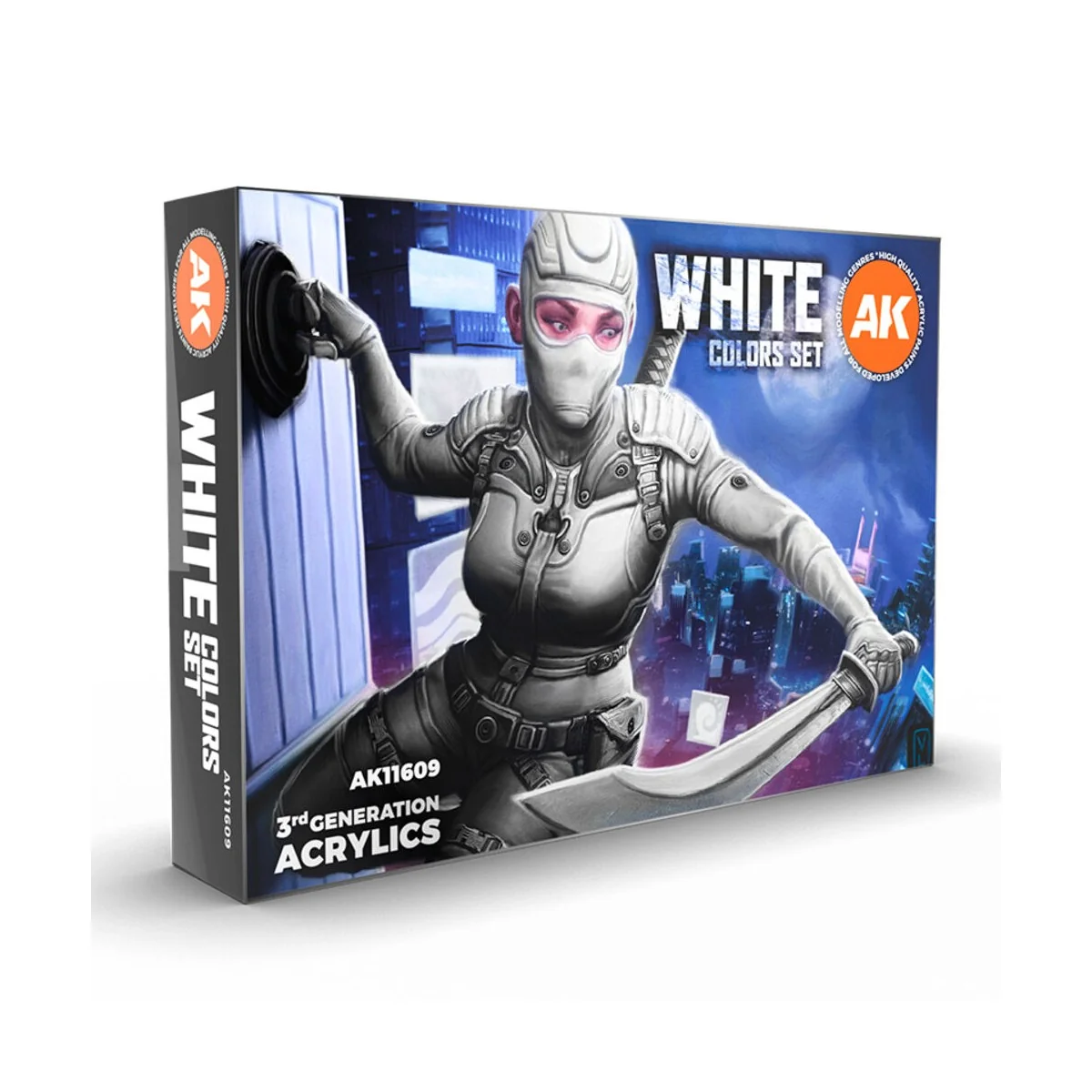 WHITE COLORS SET - AK Interactive AK11609