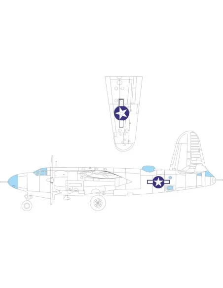 [NO_DESC] B-26B Marauder national insignia ICM, 1/48 - Eduard Acces...