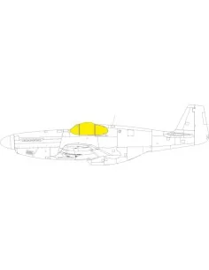 P-51B/C Malcolm Hood canopy, 1/48 - Eduard Accessories EX1052