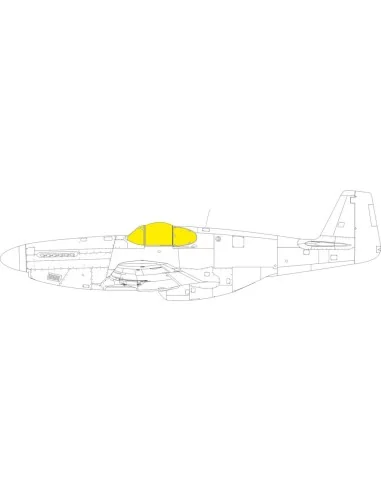 P-51B/C Malcolm Hood canopy, 1/48 - Eduard Accessories EX1052