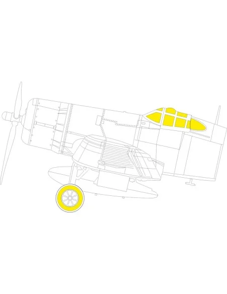 F4U-2 TFace HOBBY BOSS, 1/48 - Eduard Accessories EX1081