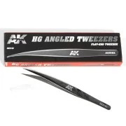 HG ANGLED TWEEZERS 02 (FLAT-END) - AK Interactive AK9162