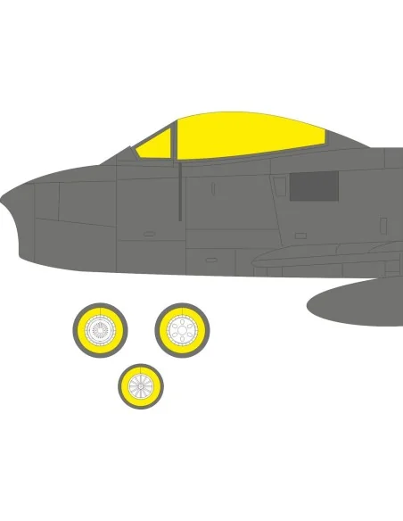 F-86F-25/30 TFace AIRFIX, 1/48 - Eduard Accessories EX1091