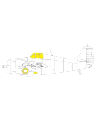 F4F-4 TFace ACADEMY, 1/48 - Eduard Accessories EX1095
