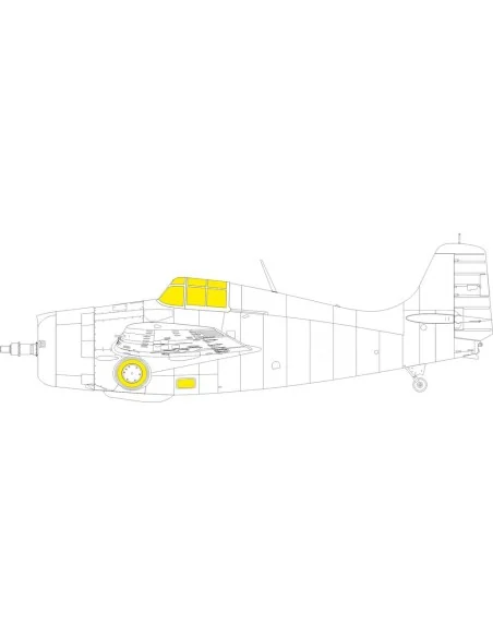 F4F-4 TFace ACADEMY, 1/48 - Eduard Accessories EX1095