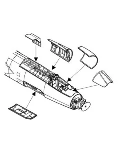 F-104S/G Interior Set, 1/72 - CMK 129-7056