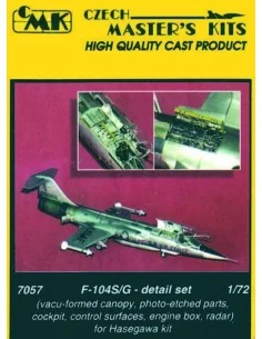 F-104S/G Detail Set, 1/72 - CMK 129-7057