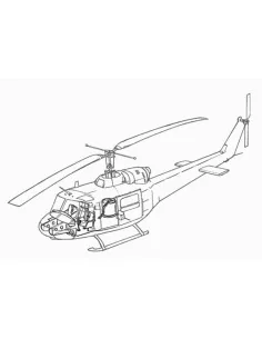UH-1B interior set, 1/72 - CMK 129-7078