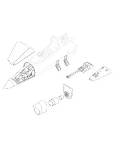L-39 C/ZA Waffen Set, 1/72 - CMK 129-7085