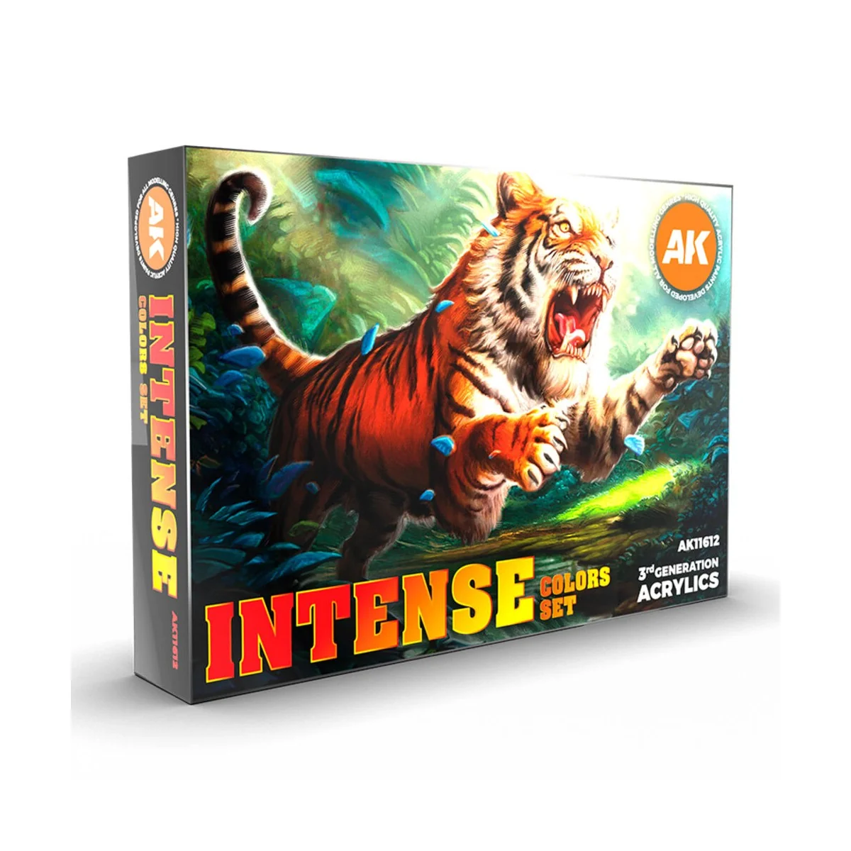 INTENSE COLORS SET - AK Interactive AK11612 INTENSE COLORS SET - AK Interactive AK11612