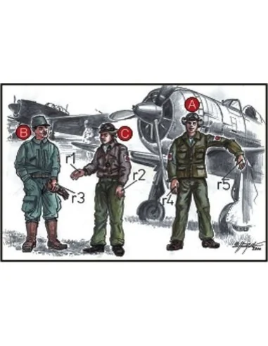 Japanische Piloten, 1/72 - CMK 129-F72042