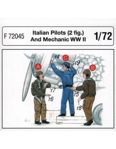 Italienische Piloten und Mechaniker, 1/72 - CMK 129-F72045