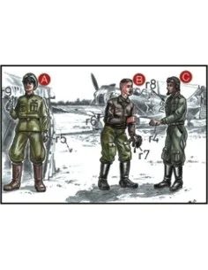 [NO_DESC] Sowjetische Piloten und Mechaniker, 1/72 - CMK 129-F72047