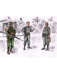 LRRP US Hubschrauber Besatzung Vietnam, 1/72 - CMK 129-F72076