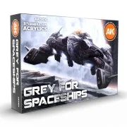 GREY FOR SPACESHIPS SET - AK Interactive AK11614 GREY FOR SPACESHIPS SET - AK Interactive AK11614