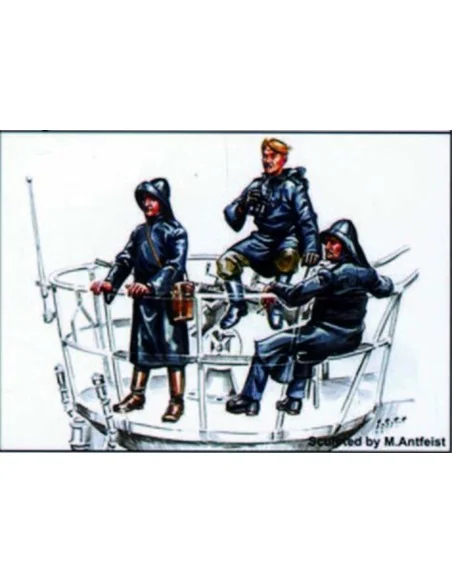 U-VII Oberdeck Besatzung, 1/72 - CMK 129-F72133