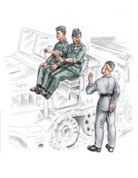 Deutsche Besatzung für Famo - CMK 129-F72155