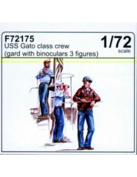 USS Gato Class Crew (Guard with binoculars), 1/72 - CMK 129-F72175