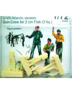 [NO_DESC] Gun-Crew für 2cm Flak U-VII Atlantic - Version - CMK 129-...