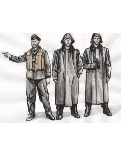 U-Boat U-IX Crew with Raincoats f.Revell, 1/72 - CMK 129-F72250